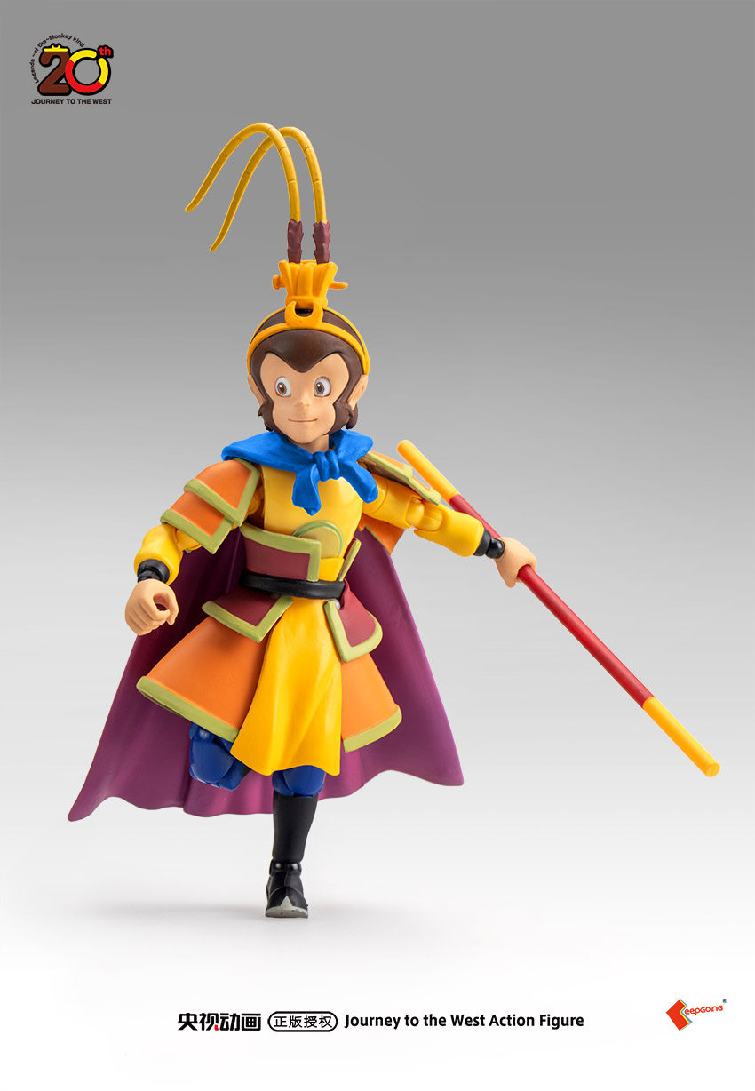 央视正版授权99版西游记孙悟空猴哥齐天大圣可动人偶手办