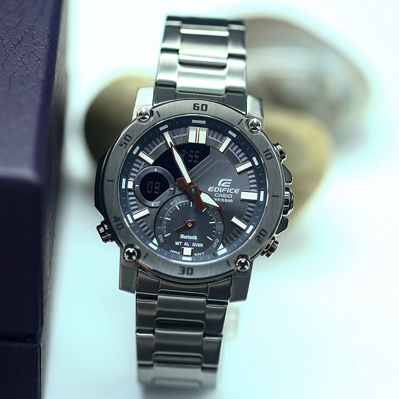 卡西欧edificeecb20ydc1ayclydb10yd2aypb蓝牙男士腕手表