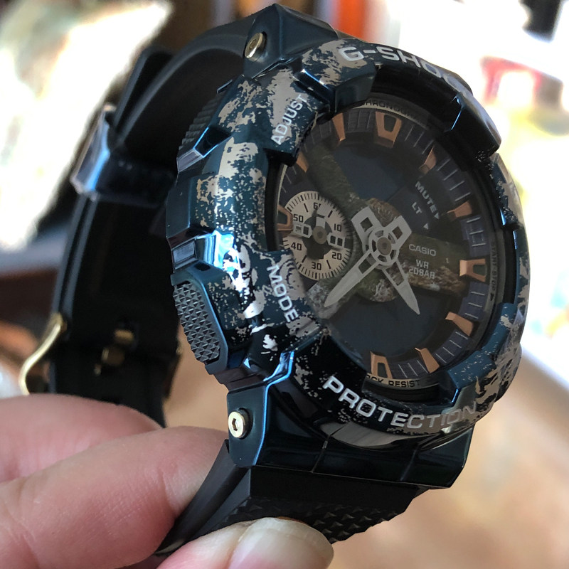 卡西欧 gm-110earth-1apfh/b-1a/g-1a9 40周年限量电子防水男手表