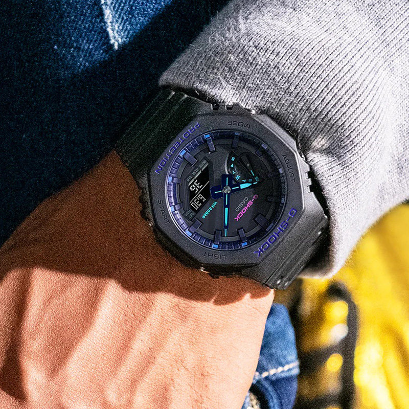 1a1卡西欧g-shockgmgma-sga-2100vb-1a4a电子男士手表日韩腕表