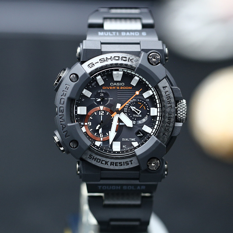 卡西欧手表g-shock蛙人光能电波腕表gwf-a1000xc-1a1a41a2日韩腕表