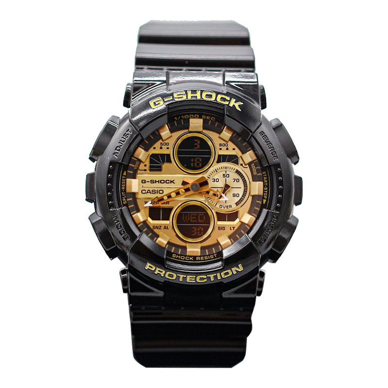 卡西欧手表g-shockga-140gb-1a11a2prgm-1a1电子男士腕表黑金日韩腕表