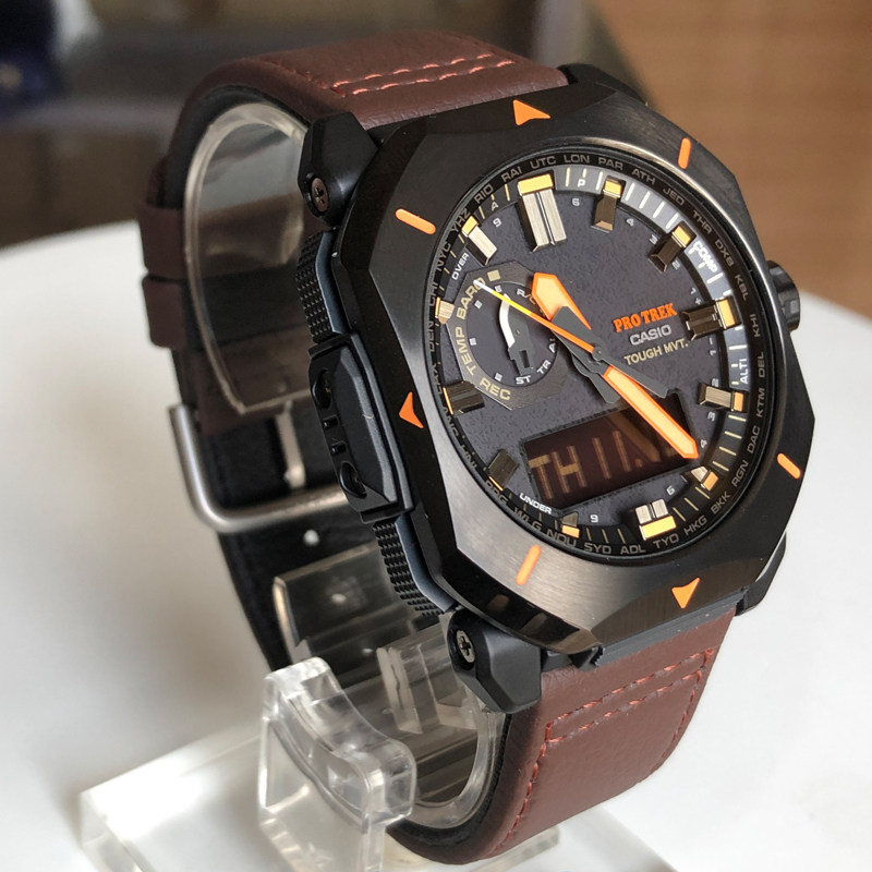 卡西欧prw6900yl5y16600yb3661161y1b光能电波登山手表日韩腕表