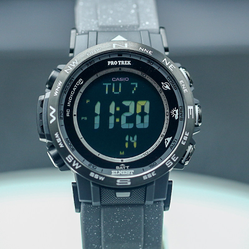 卡西欧手表protrekprw-30eca-130-5ae-2太阳能电波登山腕表日韩腕表