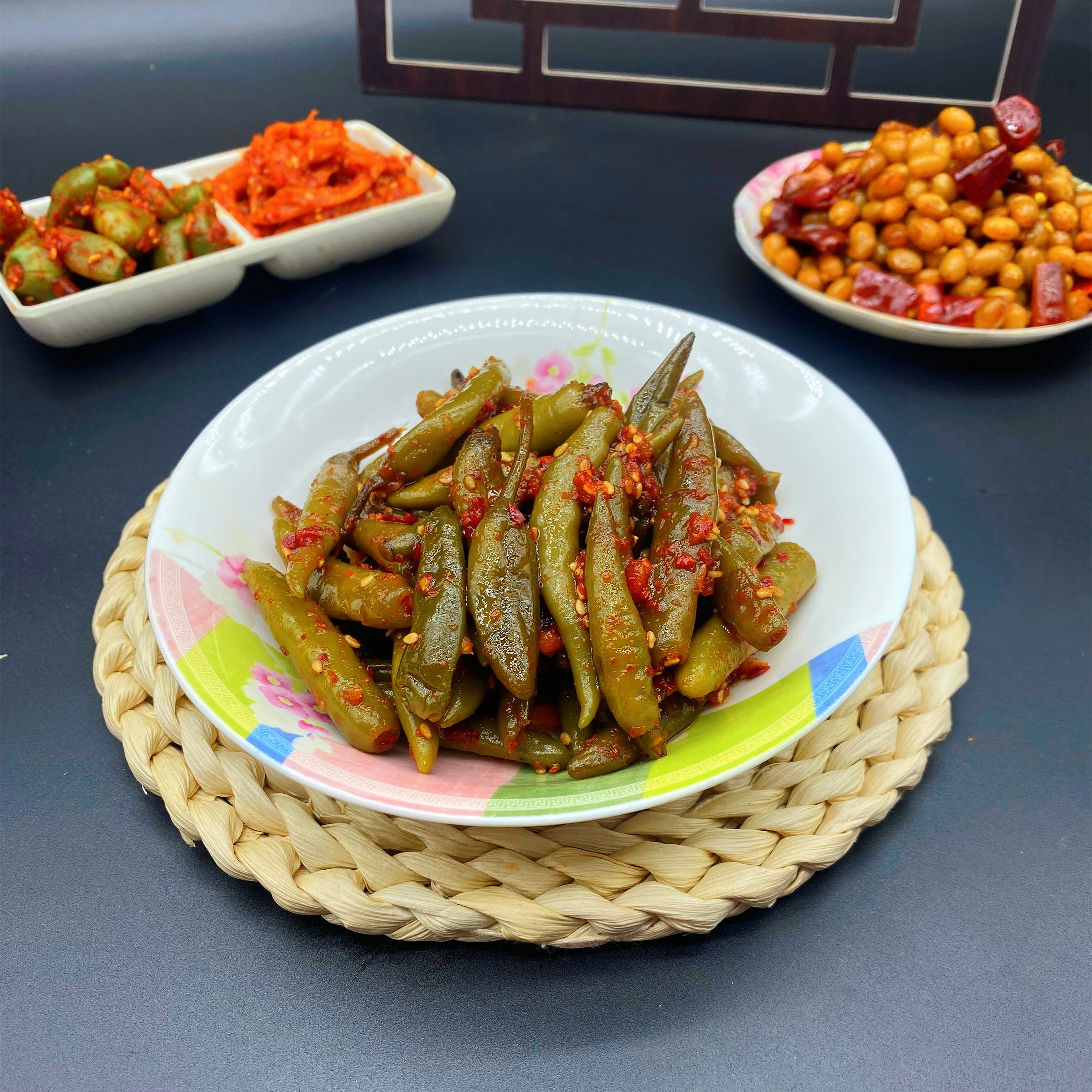 手工自拌正宗韩式风味腌制小辣椒朝族泡菜酱菜腌制