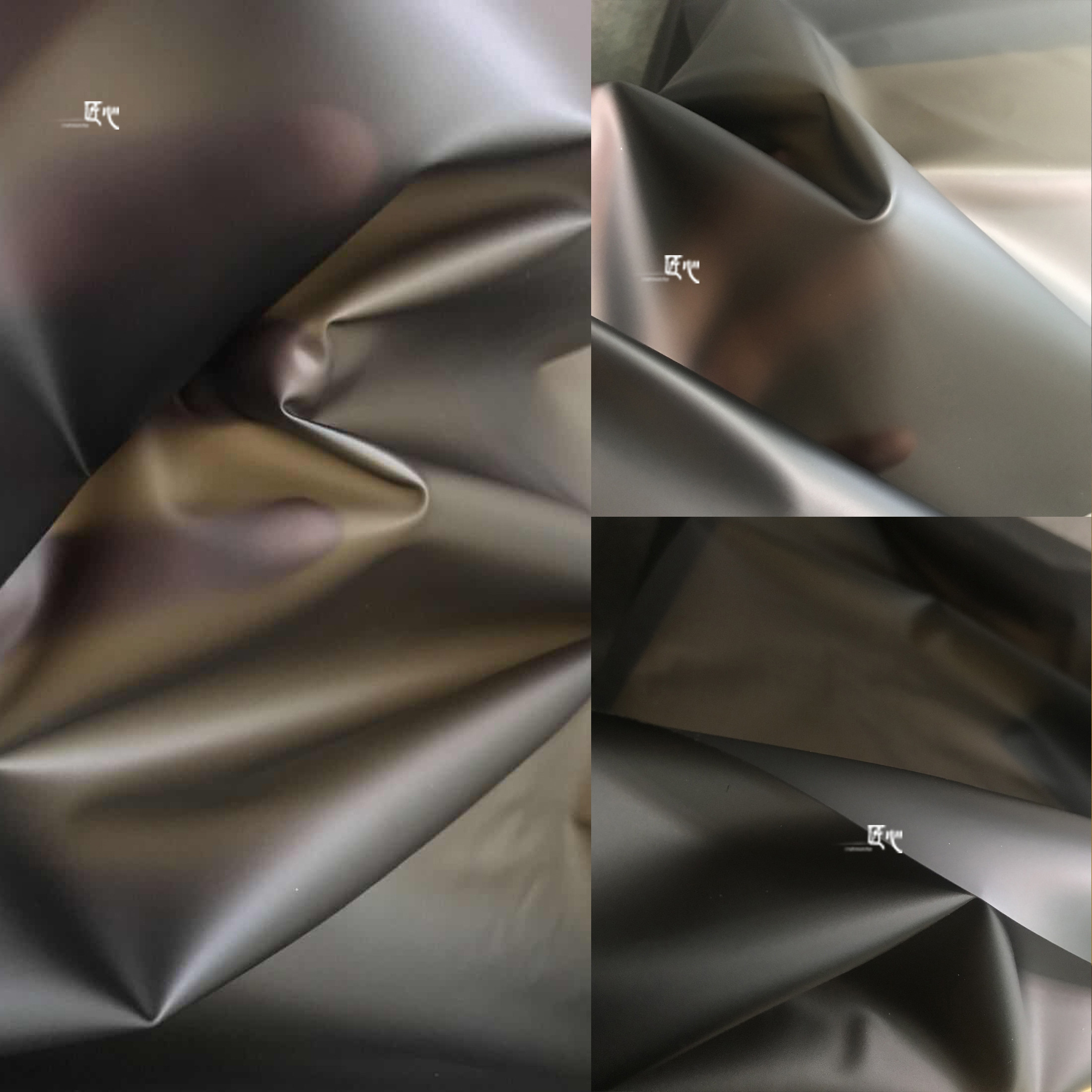 雾面tpu磨砂黑色半透明透明风雨衣薄膜防水塑料布海绵垫