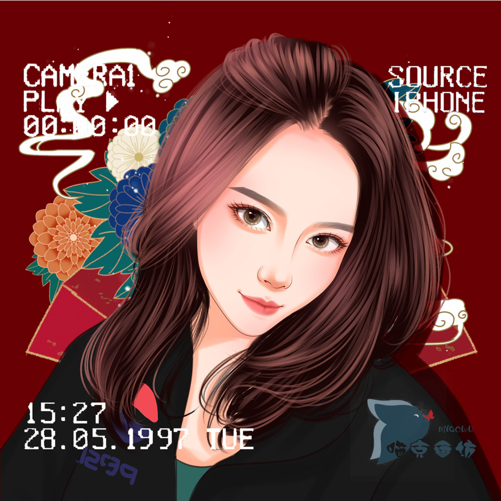 手绘卡通头像变身奥义风格漫画真人照片设计卡通