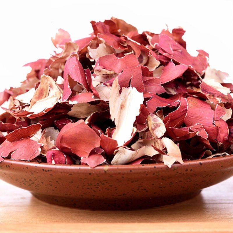 精选同仁堂原料中草药正品新货生剥红皮花生500g花生衣