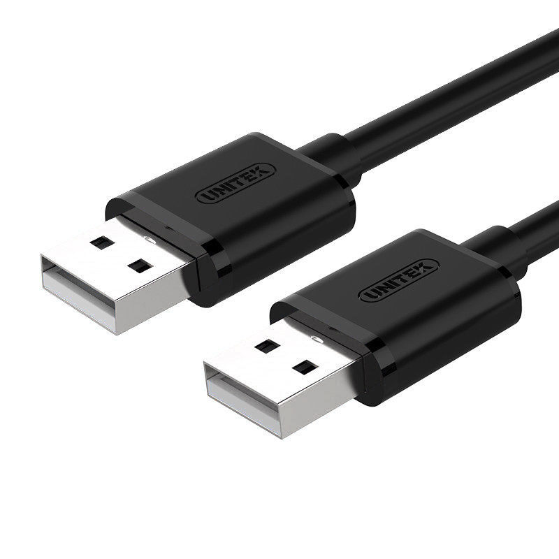 优越者双头usb数据线公对公移动硬盘数据线笔记本散热器连接线