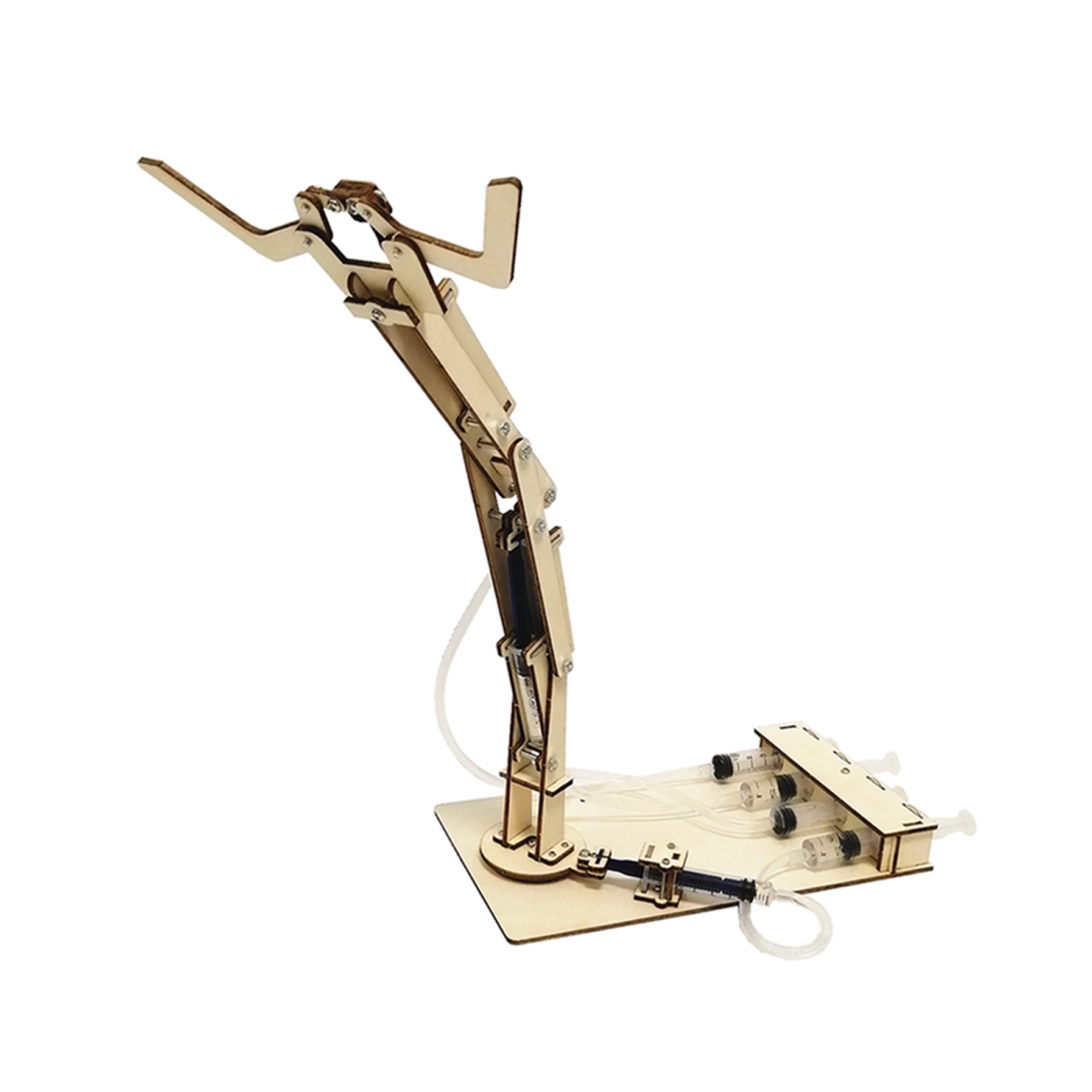 液压液压机机械机械手手臂学生diy科技制作小发明科学实验