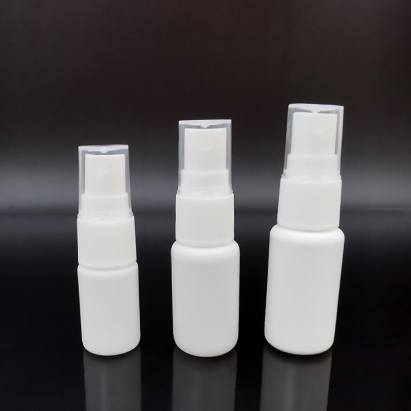 包邮100ml毫升白色喷雾hdpe侧喷瓶酒精消毒液分装喷瓶