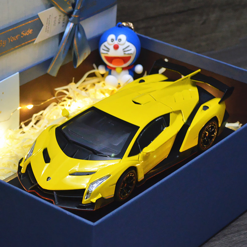 兰博基尼跑车模型仿真合金汽车模型收藏限量版手办送男友生日礼物