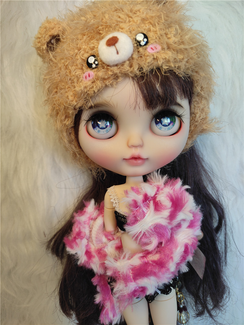 blythe小布布娃娃透明多肉改妆改娃娃娃