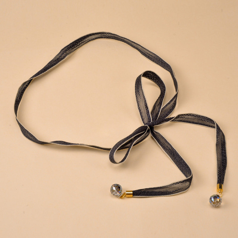 时尚甜美女士打结细腰腰带蕾丝裙带衬衫带子腰带