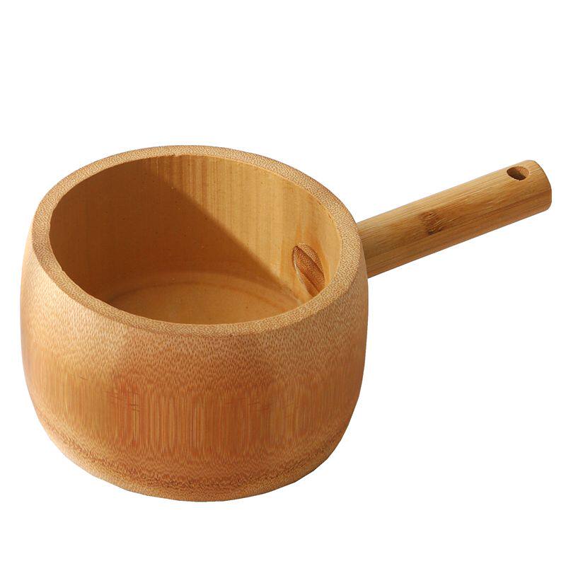 天然大竹节水竹舀水瓢老式竹制制水茶勺楠竹茶道