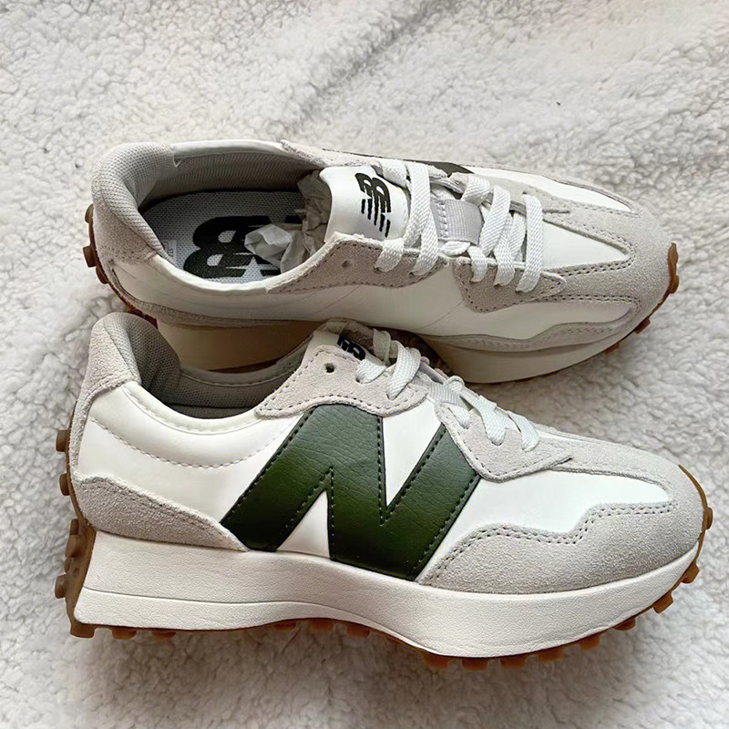 newbalancenb327白绿皮面秋季新款系列休闲复古跑步鞋
