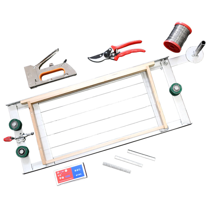 巢框上丝器机紧丝器半成品巢框安装钢丝铁丝穿线器巢础框养蜂工具