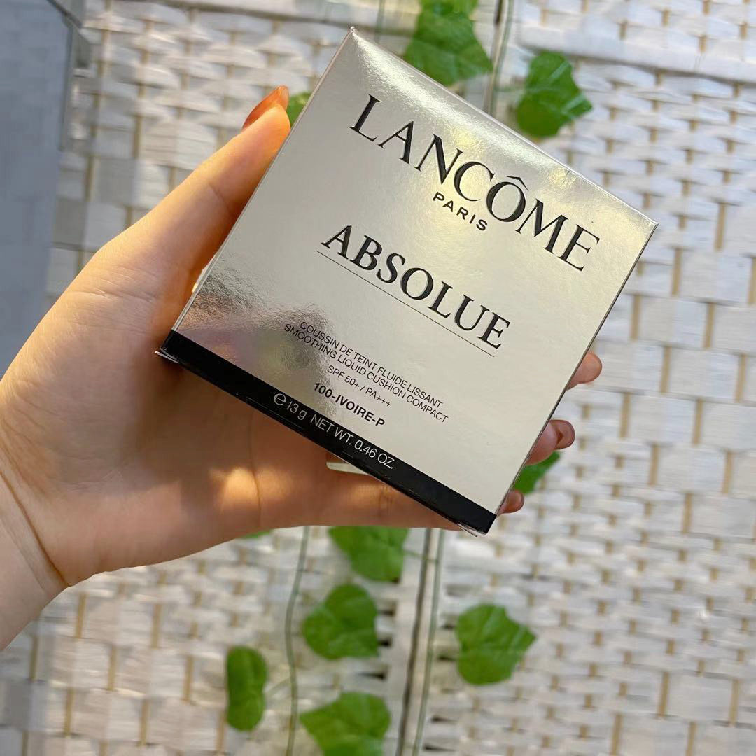 新版方盒lancome兰蔻菁纯气垫bb精华粉底液遮瑕粉底液