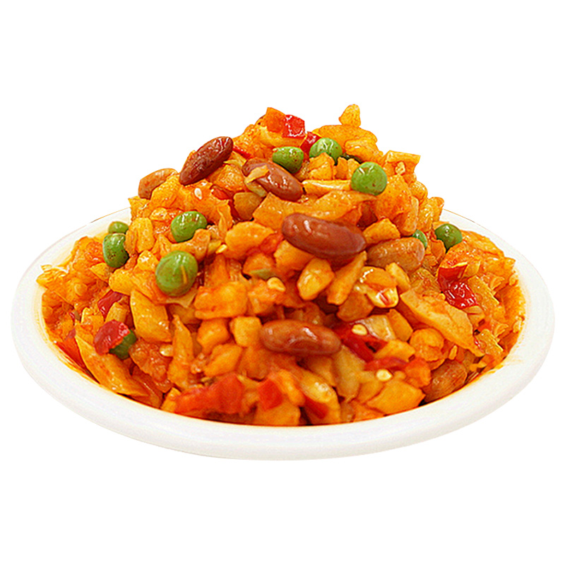 花生酱豌豆早餐饭菜下饭咸菜干小萝卜花生青豆腌制