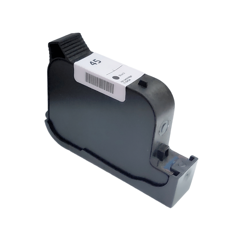 适用原装惠普hp45a服装cad绘图仪唛架机打版机黑色墨盒