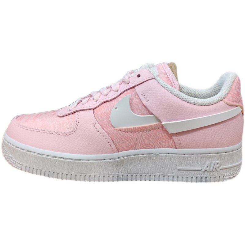 7月nikeairforce1af1粉白白色樱花花粉断钩运动休闲鞋