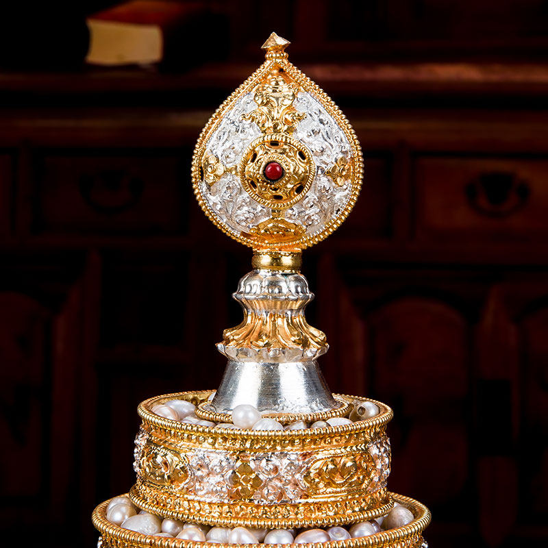 尼泊尔纯铜曼扎鎏金银曼八吉祥曼扎盘供佛扎曼茶罗其他