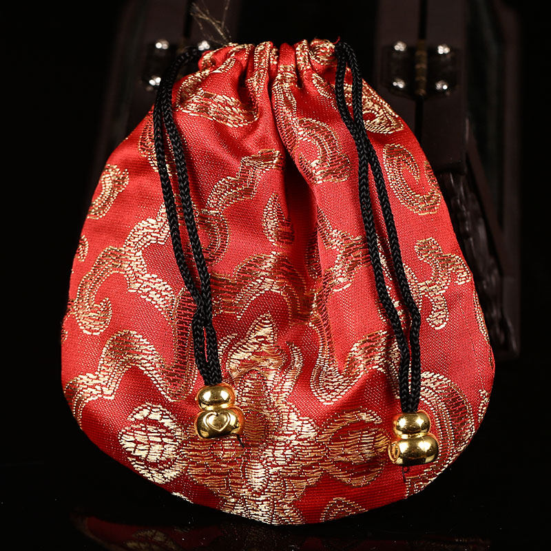 四方拉链盘玩袋锦囊布袋珠宝首饰袋文玩布袋手串袋小福袋佛珠袋