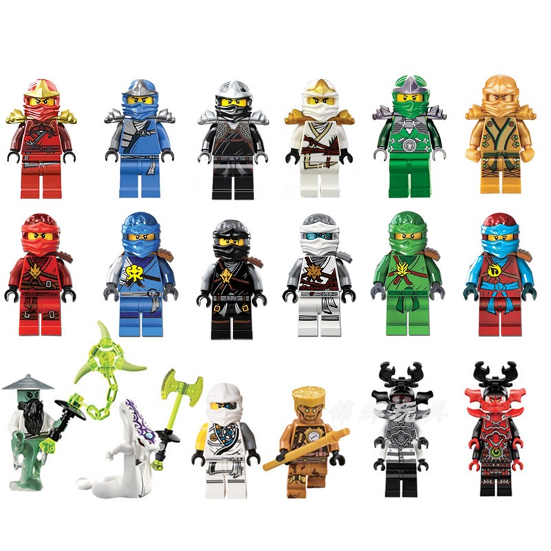 兼容legao黄金幻影忍者人仔拼装塑料积木男孩塑料积木