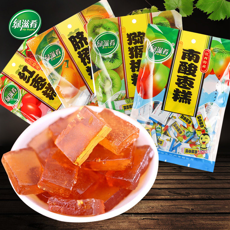 江西南昌特产绿滋肴脐橙糕150g酸甜小吃南酸枣糕猕猴桃休闲小零食