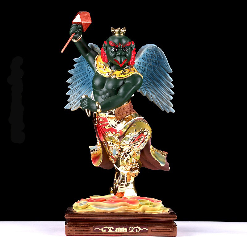 神像16寸风雨雷电风神雨伯雷公电母风调雨顺道教摆件