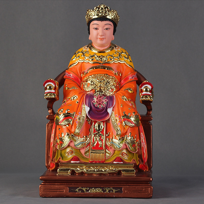 16寸灶君佛像王爷灶王奶奶厨房灶神定福司命摆件