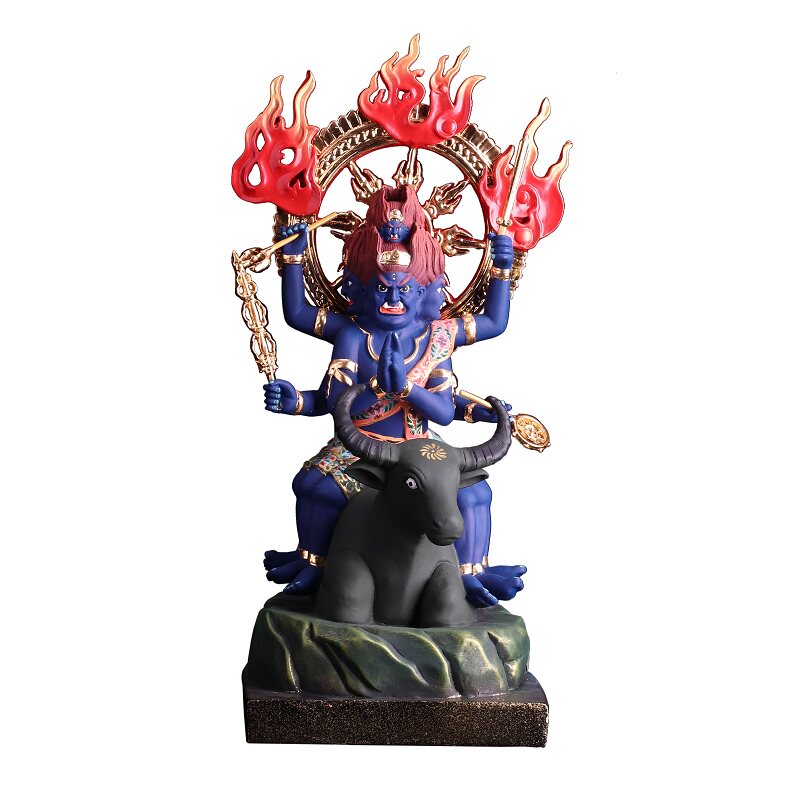 明王威德大威金刚佛像牛头王大供奉密宗五大摆件