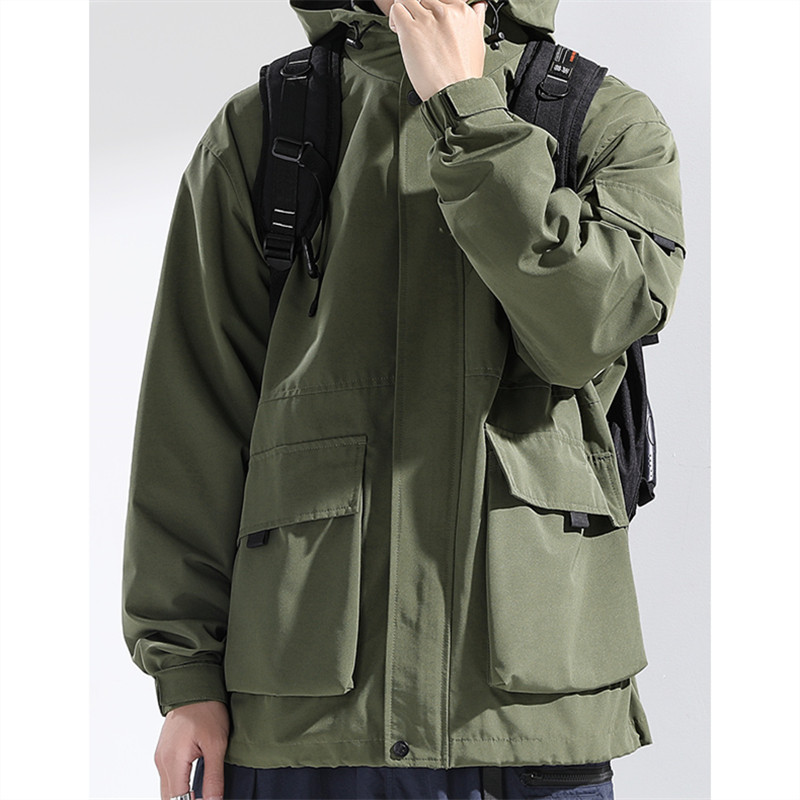 冲锋衣薄款防水防风户外登山秋季单层外套机能夹克