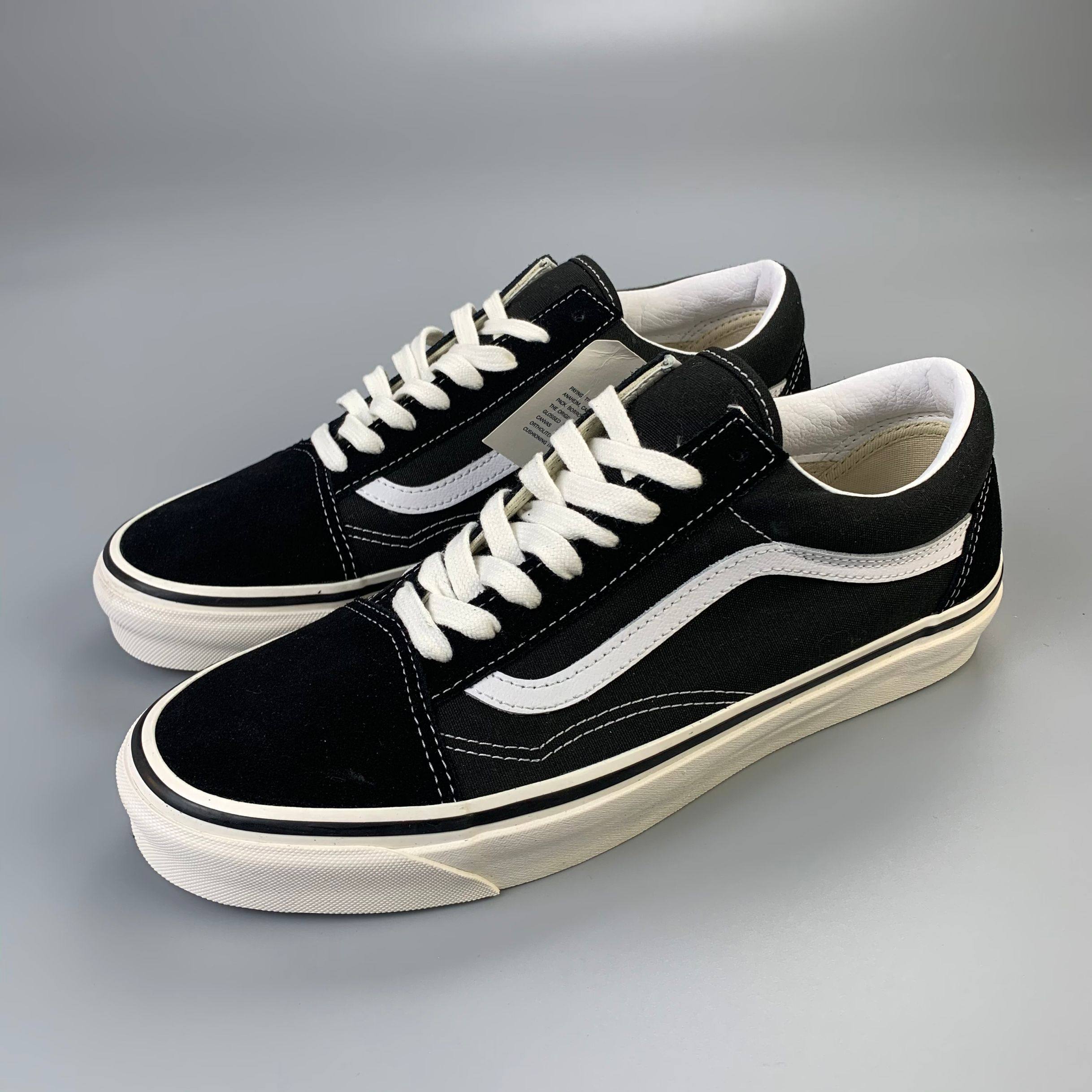 vansoldskool范斯安纳海姆经典黑白低帮男女板板鞋