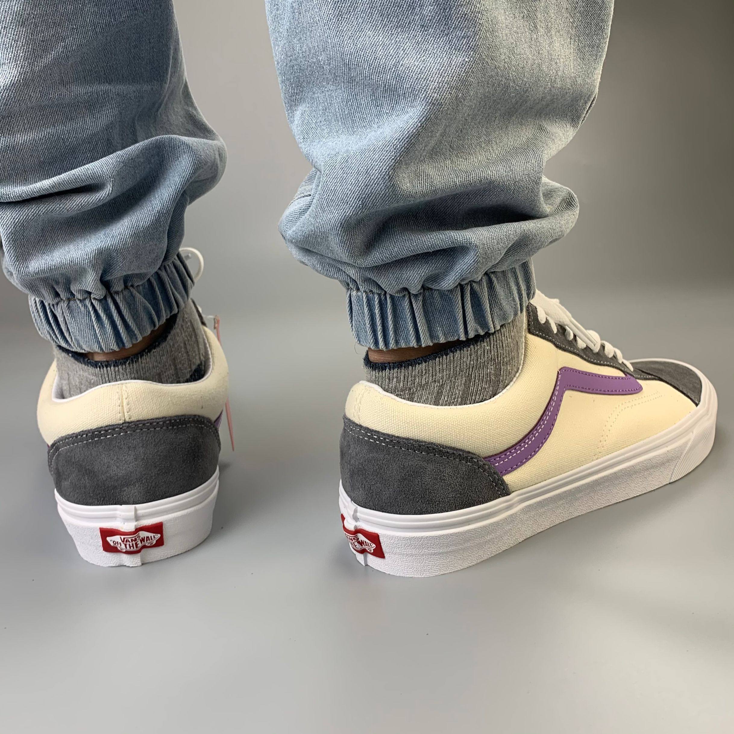 vans style 36范斯米白紫橘子汽水帆布鞋低帮男女板鞋vn0a3dz3vy3