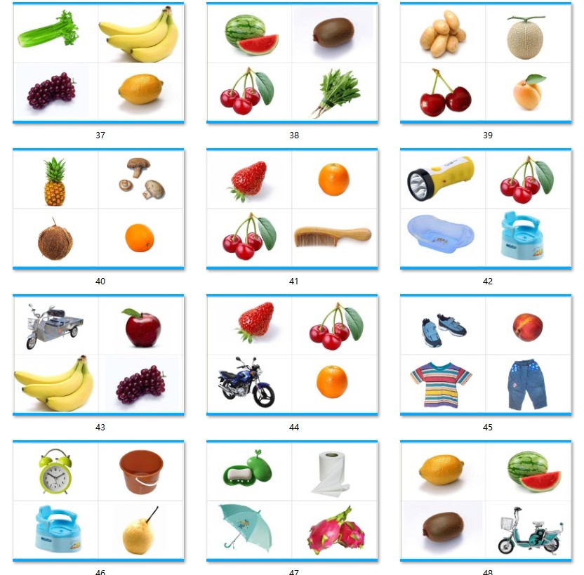 找相同与找不同卡片式早教 发育迟缓自闭症儿童康复训练教具包邮