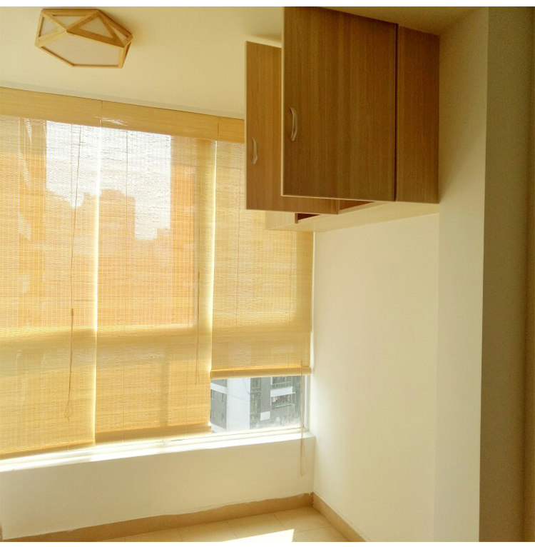 竹帘窗帘卷帘升降中日日式复古禅意客厅茶室卷帘