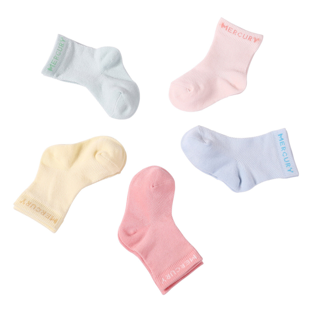 水星宝贝宝宝袜子儿童春夏季薄款612个月婴儿棉袜新生儿其它