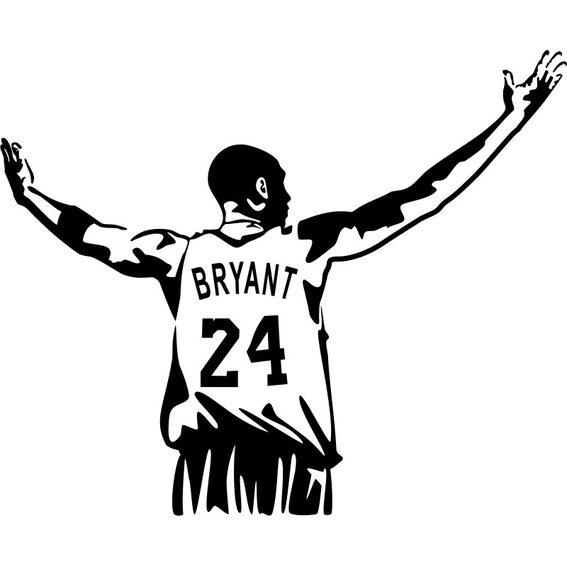 纪念科比篮球明星汽车车身两侧油箱个性霸气汽车装饰贴