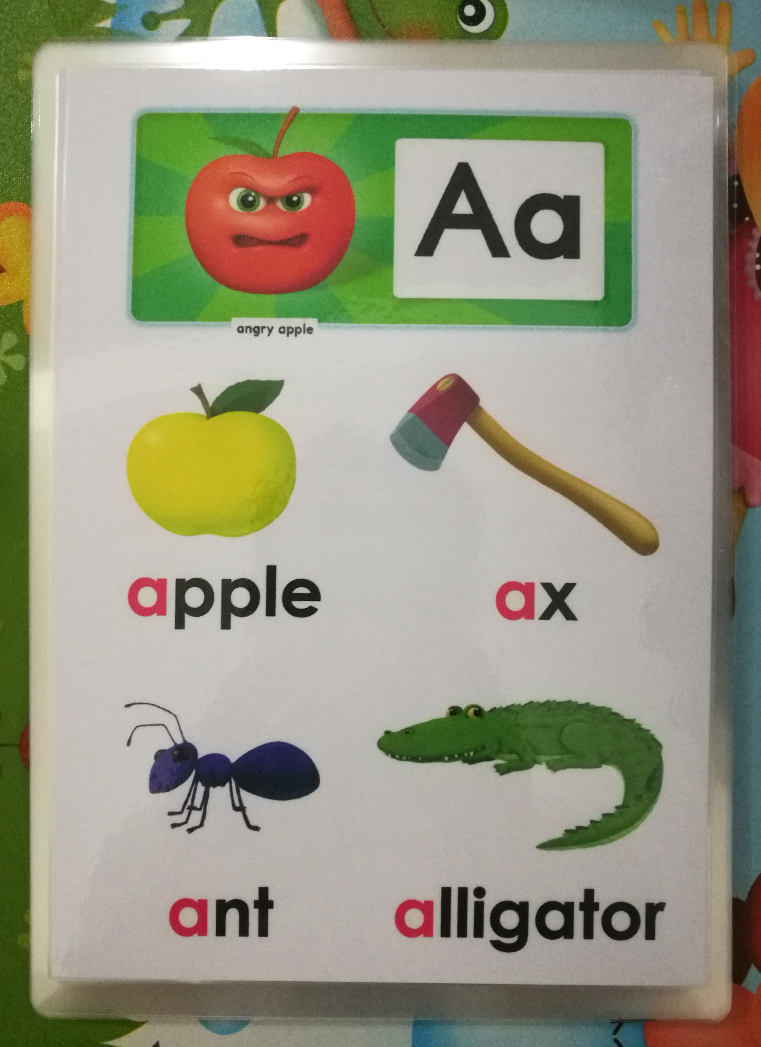 牛津自然拼读少儿英语单词闪卡卡片塑封教具合成早教闪卡