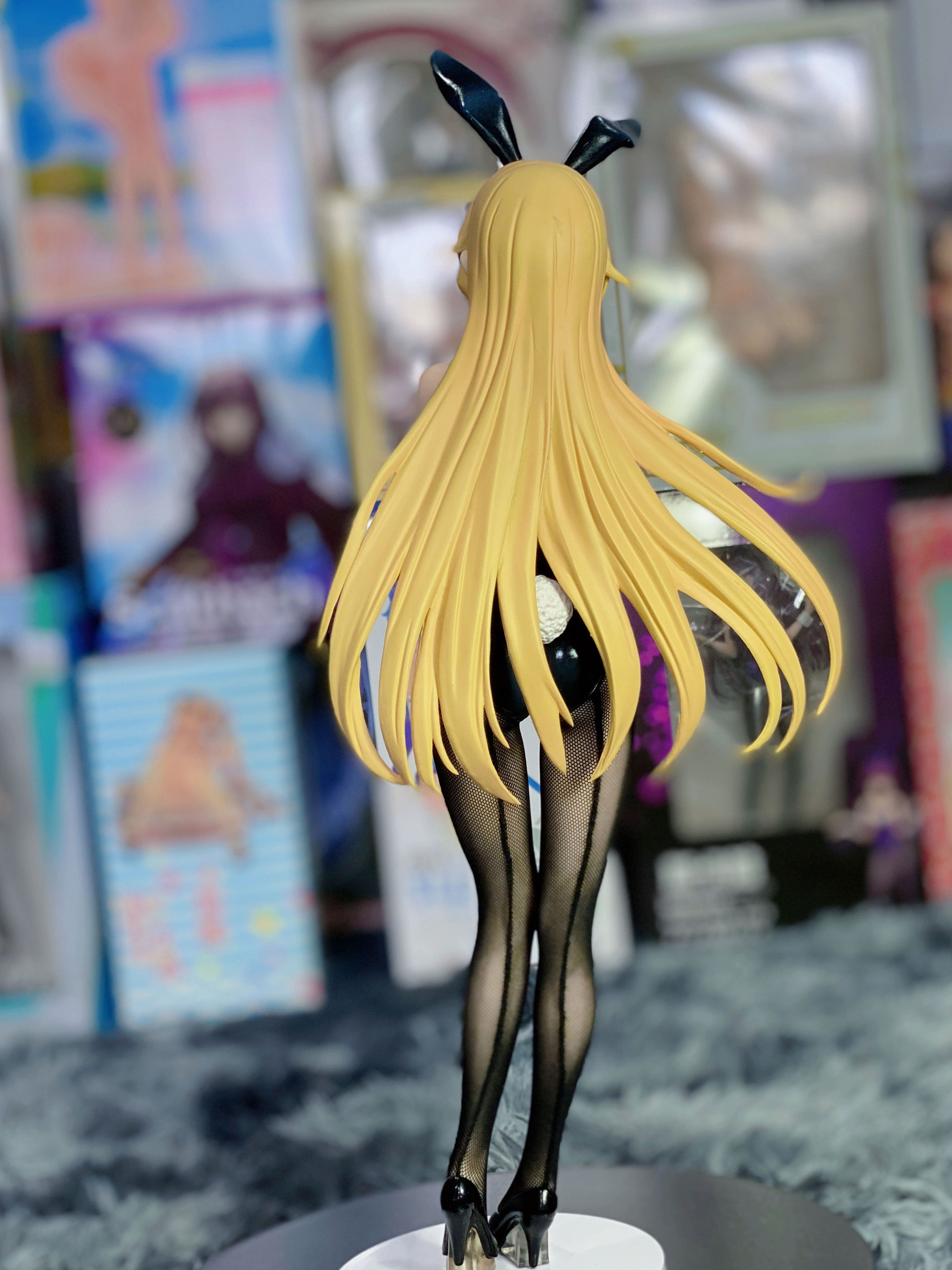 日本动漫食戟之灵里奈丝兔女郎国产质量天花板特惠手办