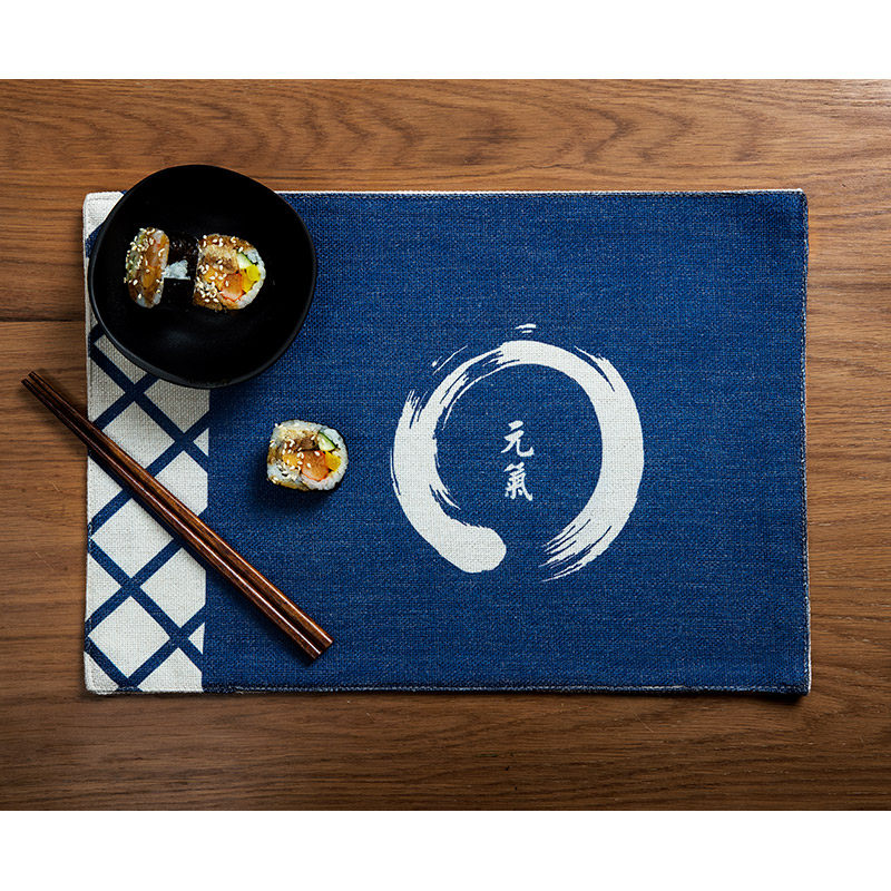 日式棉麻餐垫布艺隔热加厚餐桌垫布杯垫碗垫餐垫