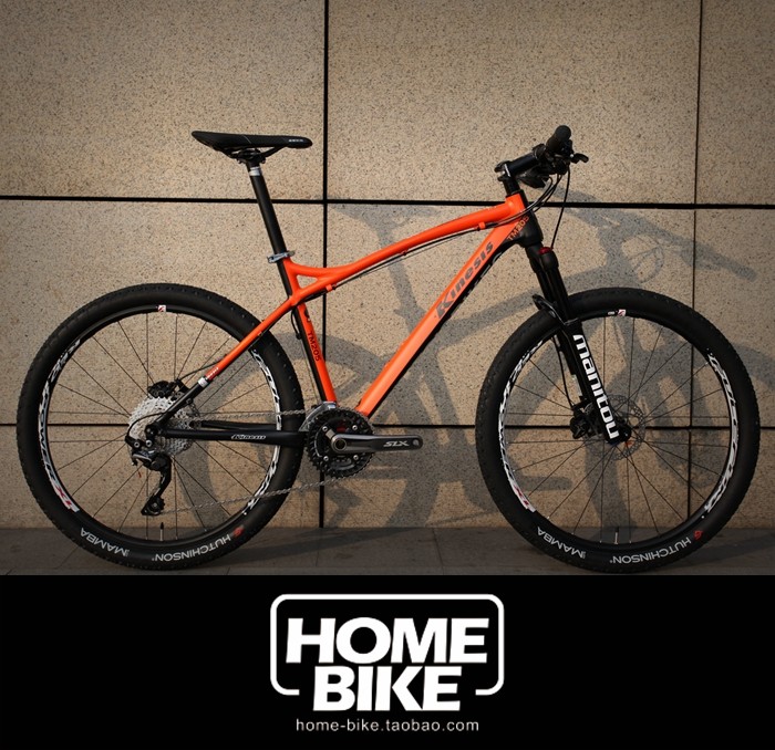 山地橘色骑士pro卜威tm205车架组装自行车山地自行车