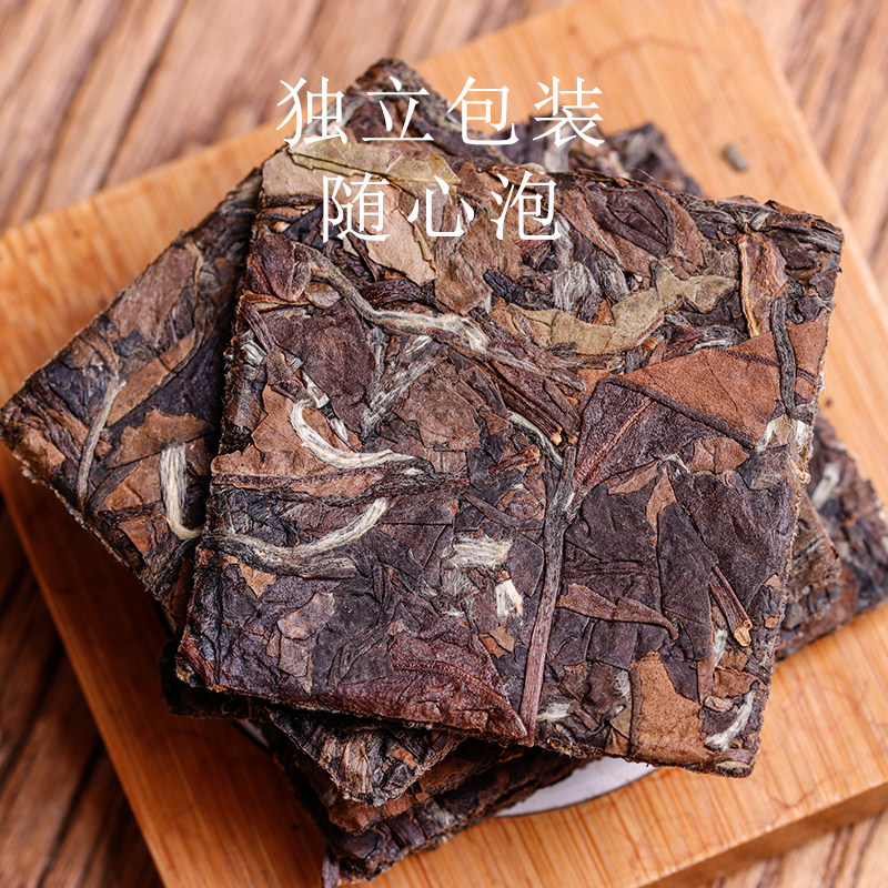 80片便捷包装福鼎白茶饼干茶叶老白茶高山寿眉贡眉礼盒非特级