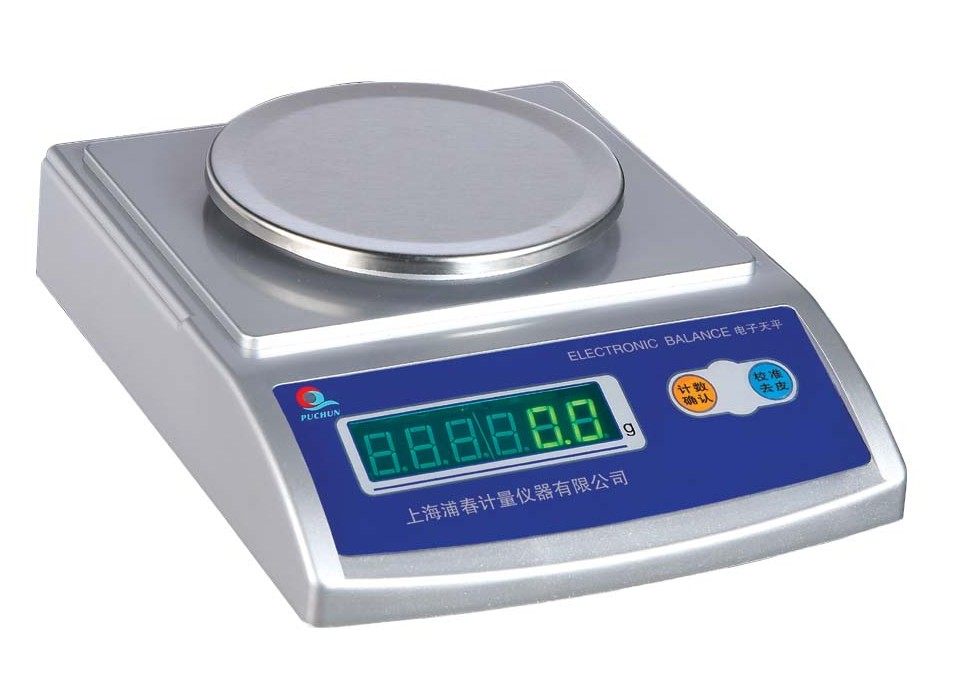 天平电子珠宝上海浦春黄金01g药材精密电子秤
