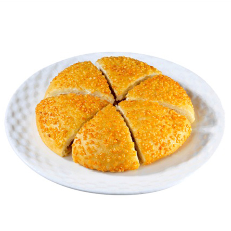 油炸面点豆沙黄金大饼主食点心早餐速冻食品2袋装传统中式糕点