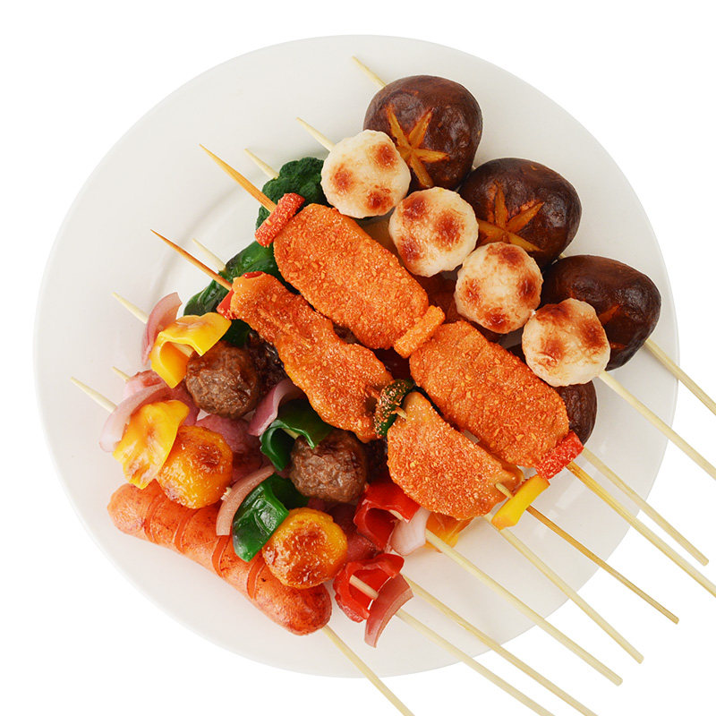 仿真烧烤食物模型假肉串摆件食品装饰摆设道具仿真水果