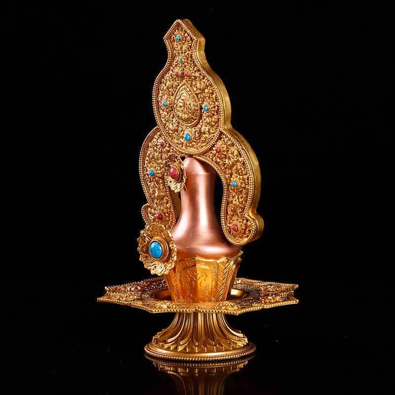 三根根本朵玛总集尼泊尔手工垛玛纯铜大号佛具其他