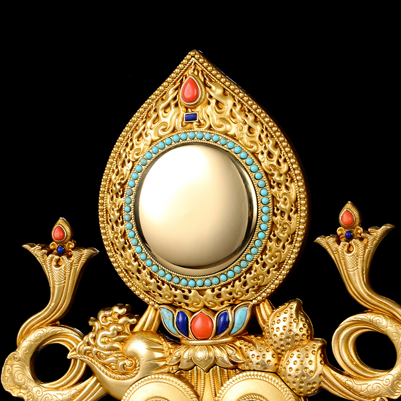 慧宝纯铜五妙组合藏传家用佛堂供养摆件供具摆件