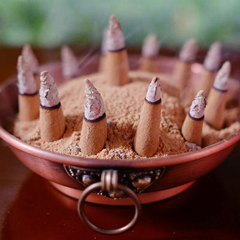 烟供烟中解脱火供盘施食盘坛城多功能炉烟供盘佛教工艺品